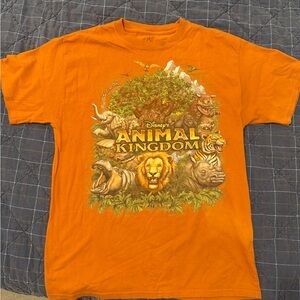 Hanes Orange Disneyland T-Shirt- Animal Kingdom